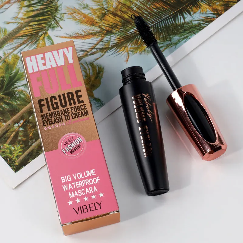 4D Fengying Extra Curl Waterproof Lash Mascara - No Smudge, Black