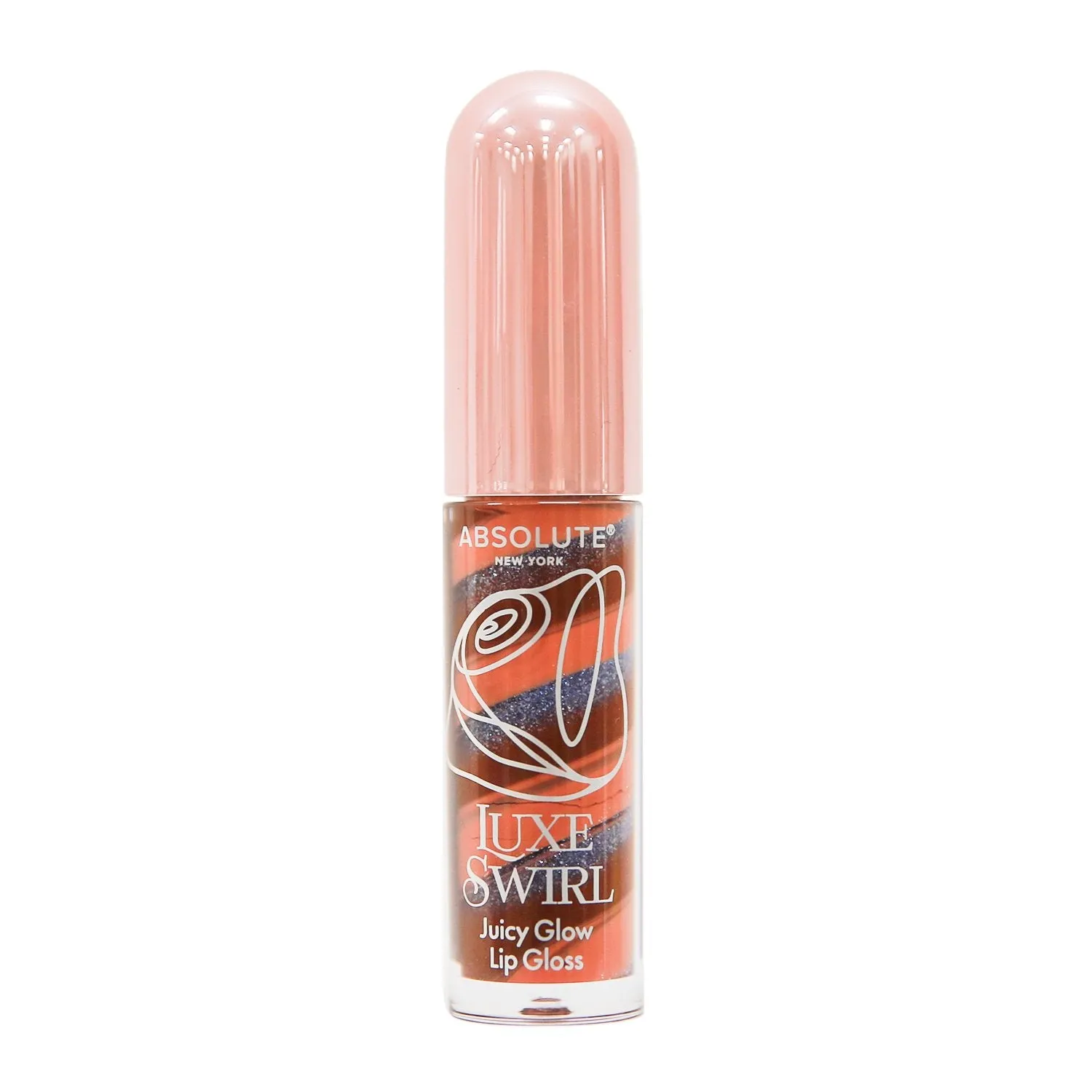 Absolute New York Luxe Swirl Juicy Glow Lip Gloss 0.135oz/4ml