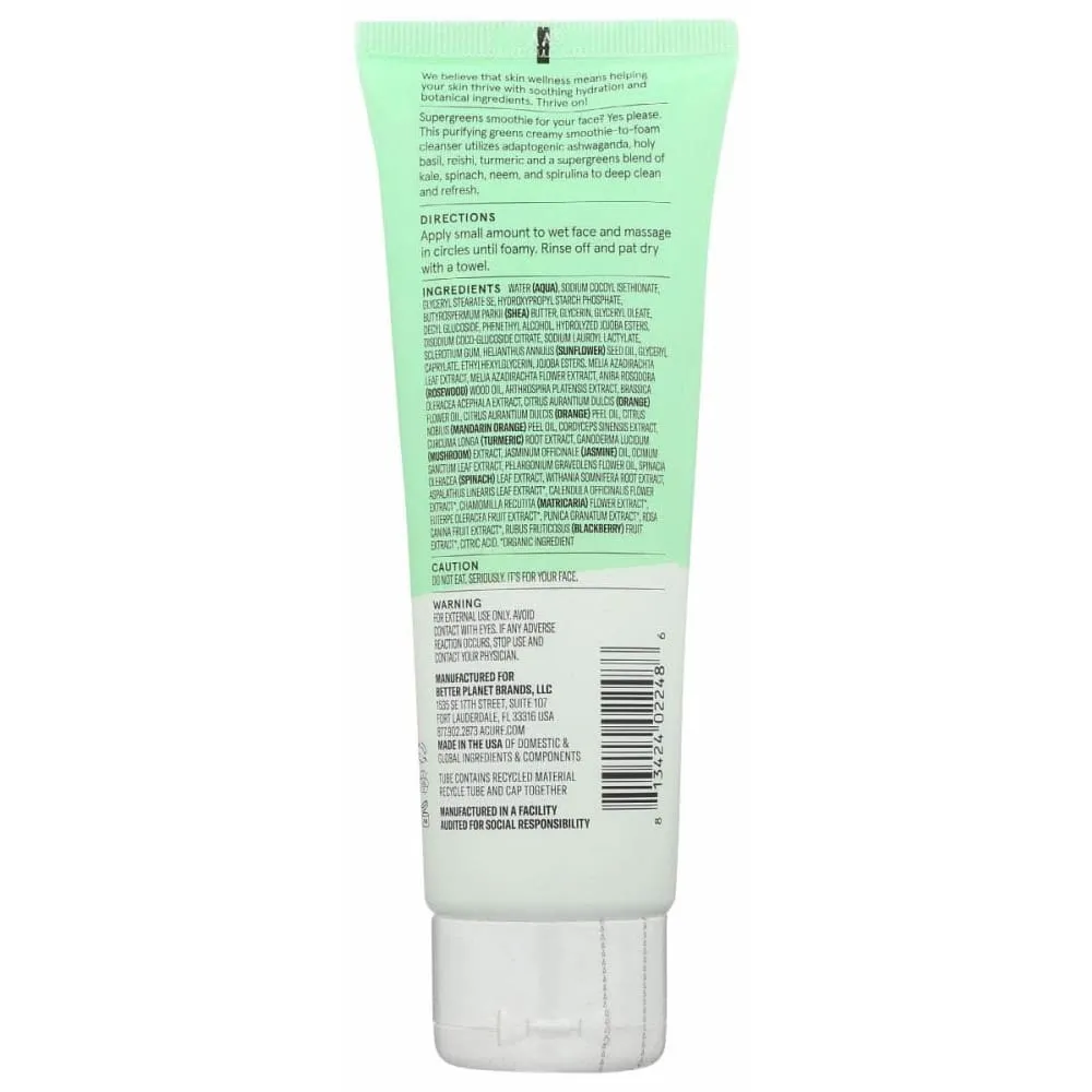 Acure Cleanser Ultr Hyd Grn Jce, 4 Fo (Case of 2)