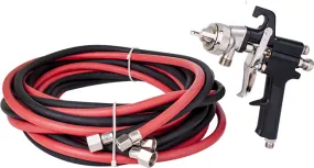 AIRCRAFT SPRAY GUN AND 7.5M HOSE FOR PAINT POTS NO CUP PQ2 2.2MM SG PPX4001S