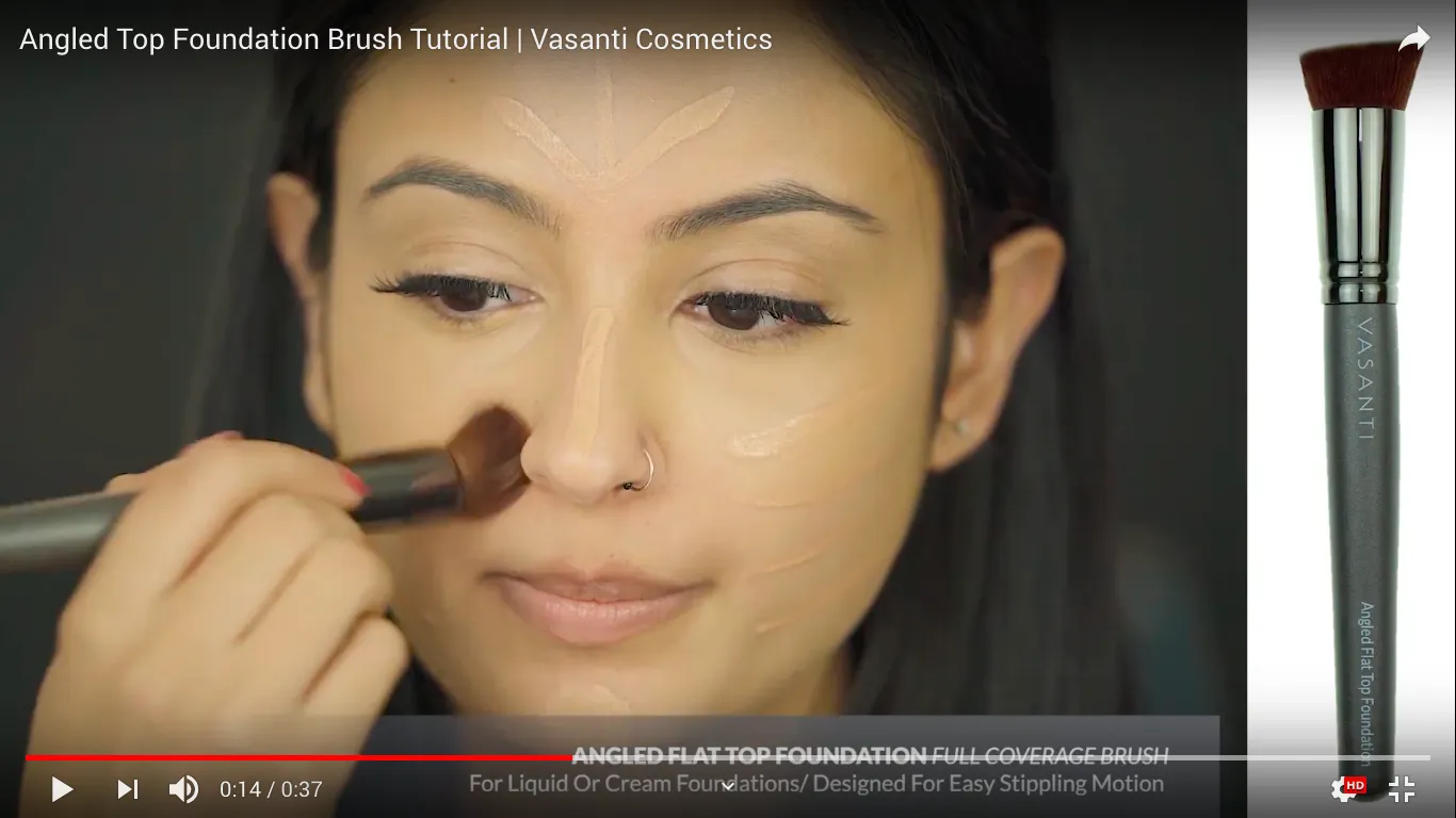 Angled Flat Top Foundation - Full coverage brush