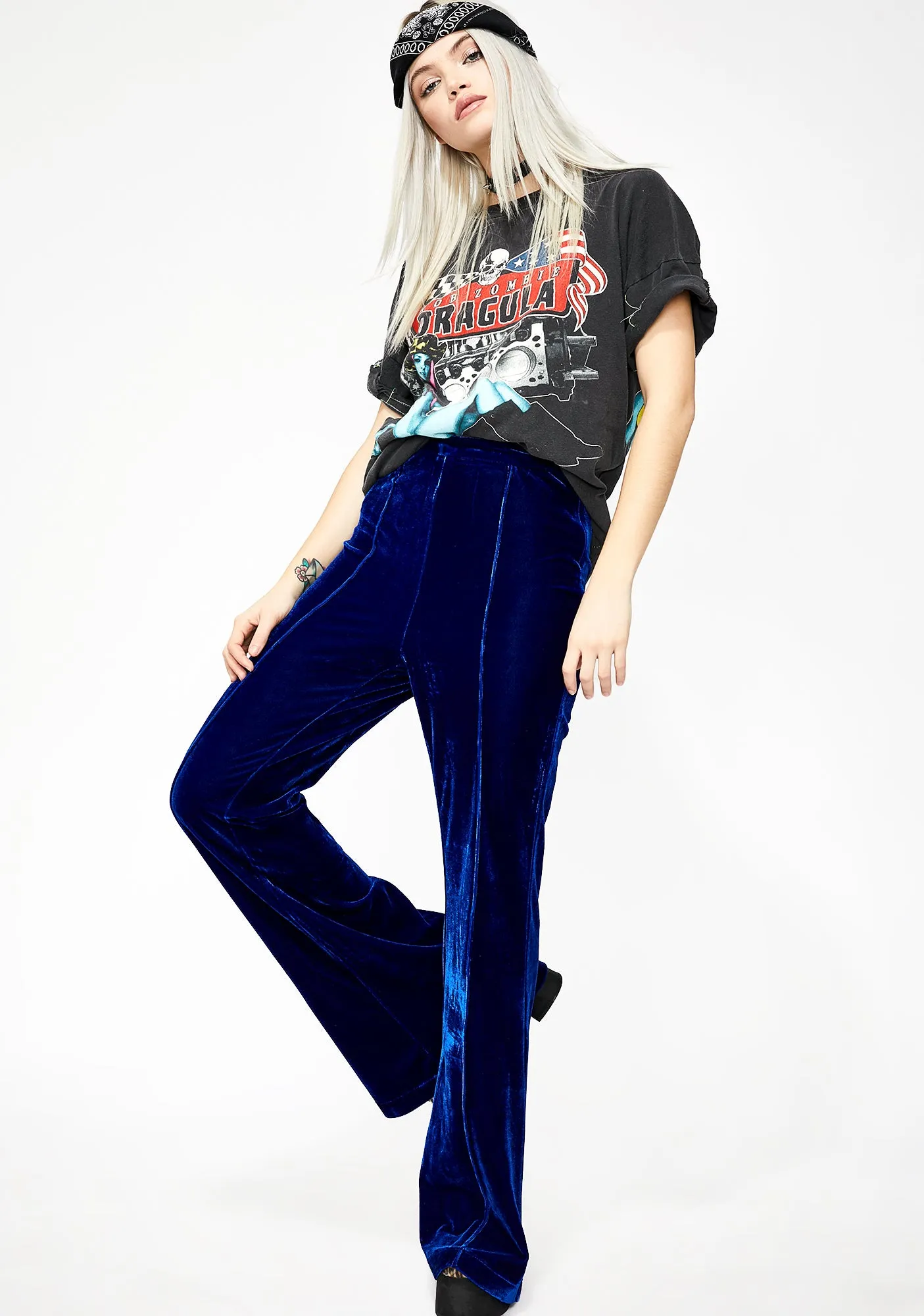 Berry Divine Woman Velvet Pants