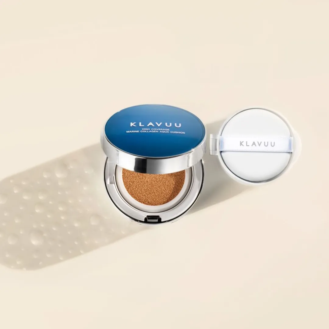 Blue Pearlsation High Coverage Marine Collagen Aqua Cushion #23 (Refill Set)