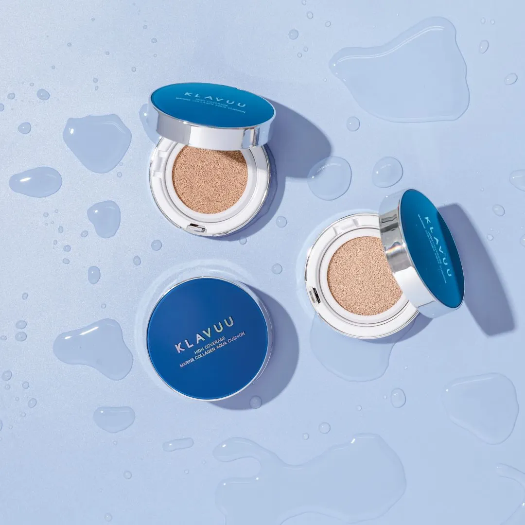 Blue Pearlsation High Coverage Marine Collagen Aqua Cushion #23 (Refill Set)