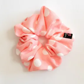 Blush Dots Scrunchie