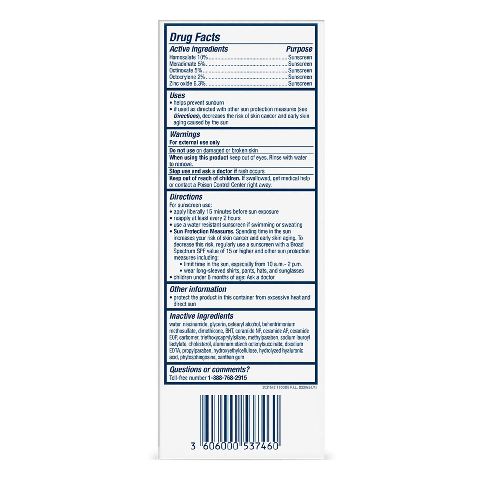 CeraVe AM Face Moisturizer with Broad Spectrum Protection, SPF 30, 3 fl oz