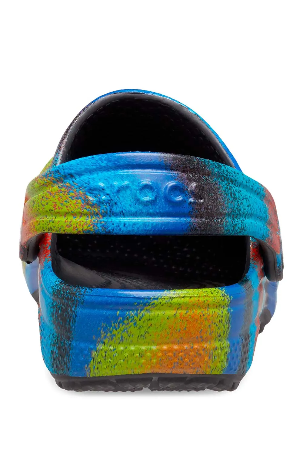 Classic Spray Dye Clogs - Black/Multi