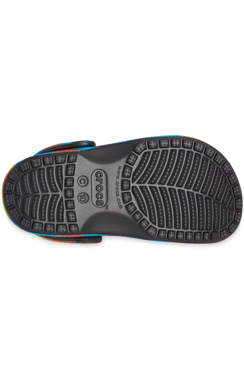Classic Spray Dye Clogs - Black/Multi