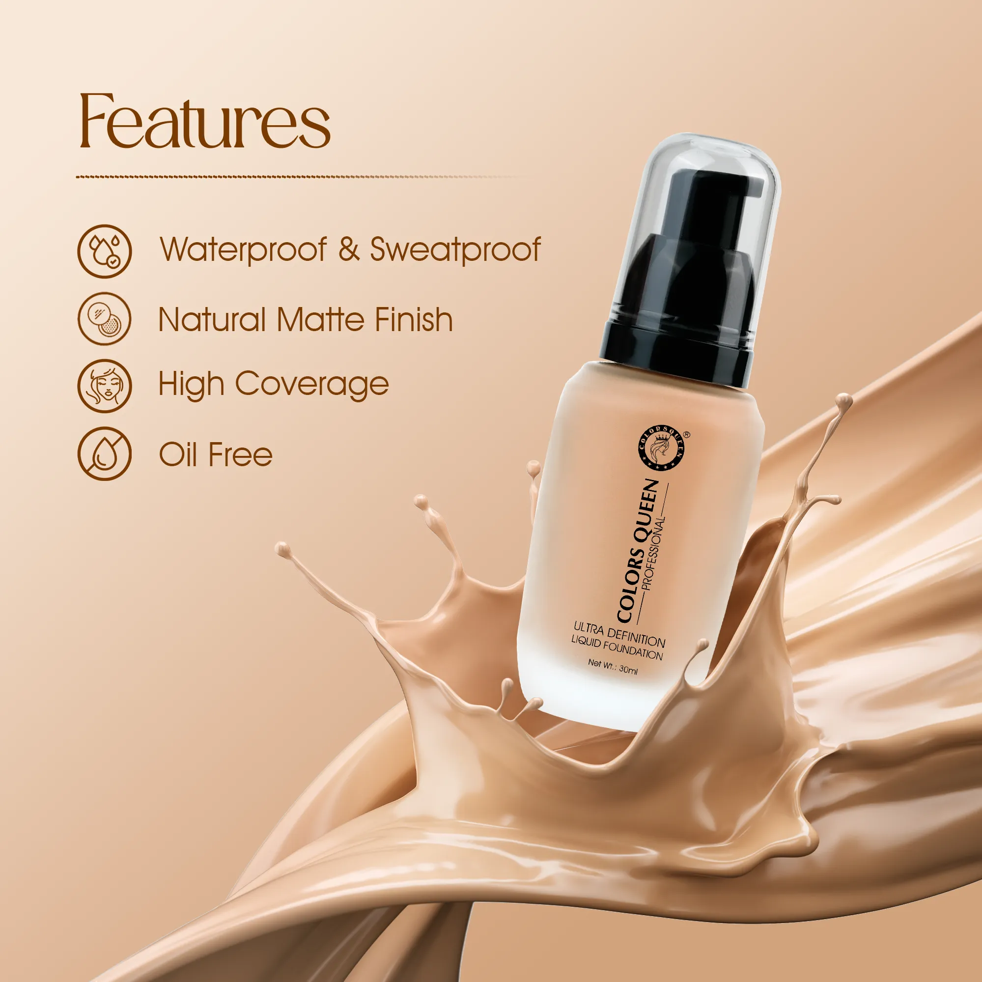 Colors Queen Ultra Definition Liquid Foundation