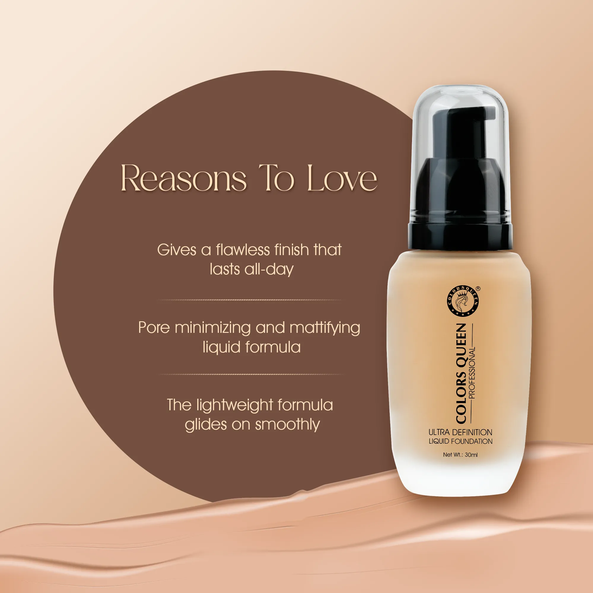 Colors Queen Ultra Definition Liquid Foundation