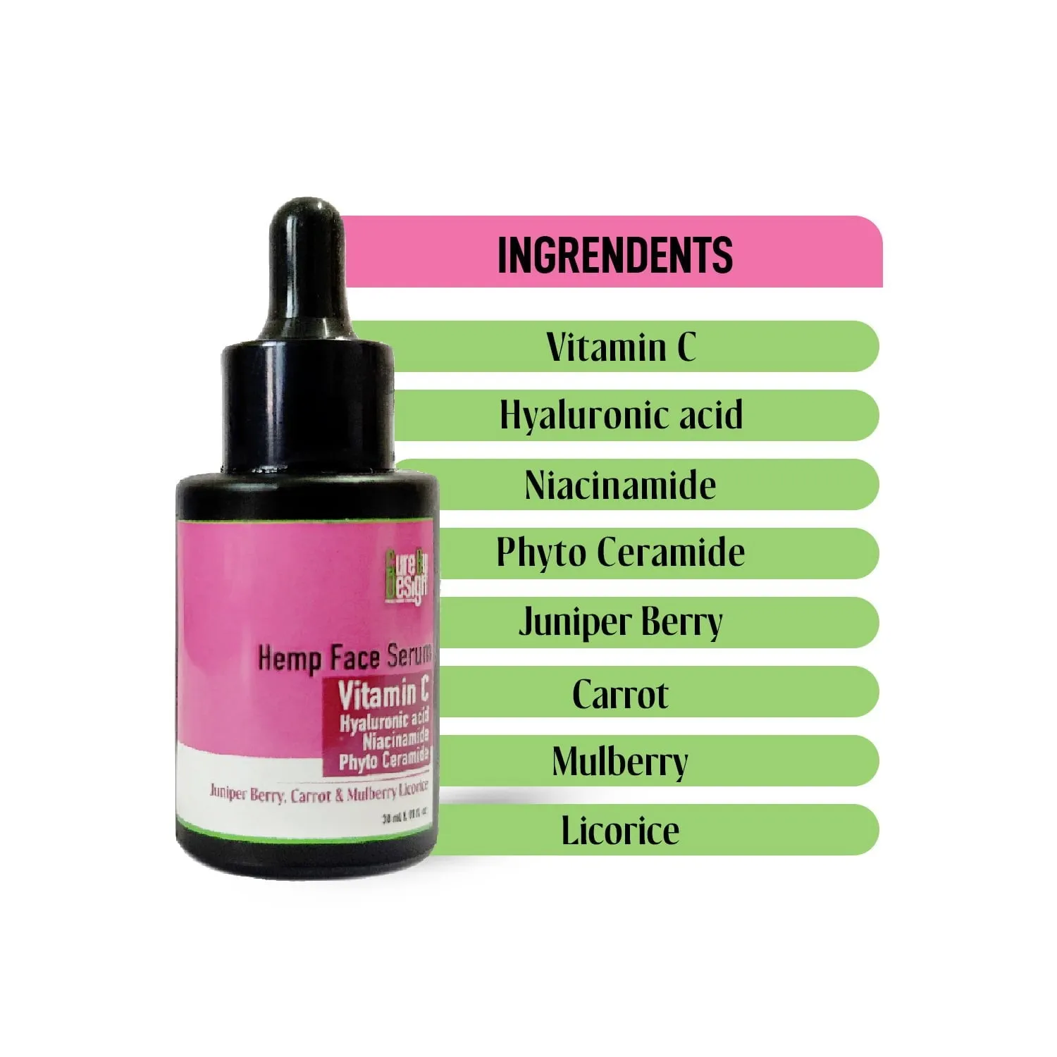 Cure By Design- Hemp Face Serum