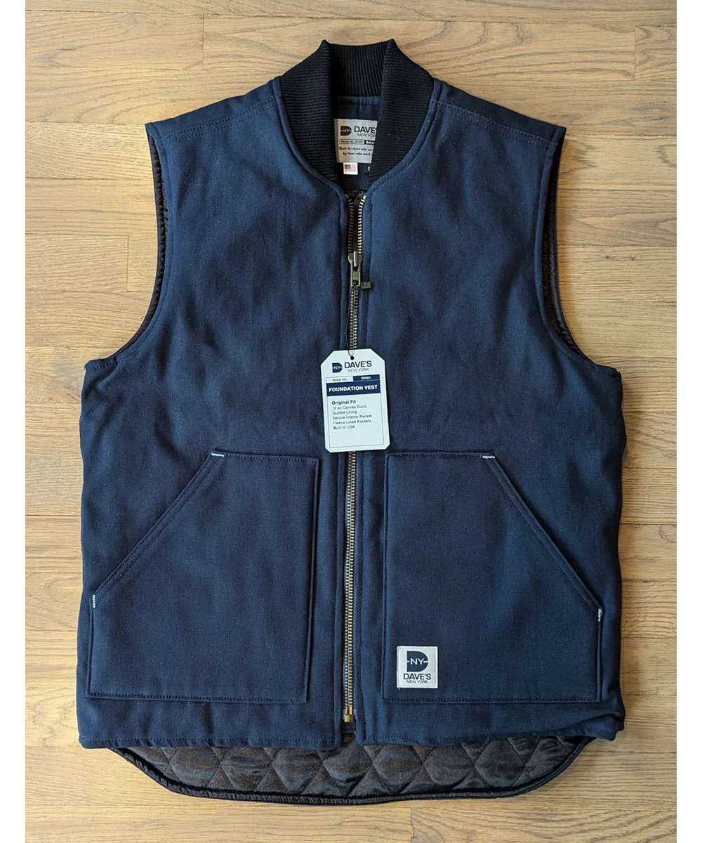 Dave&#39;s New York Foundation Vest - Navy
