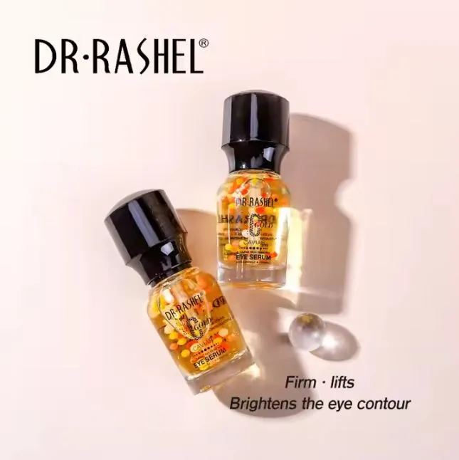 DR.RASHEL Golden Caviar Restoring Face, Wrinkle, Elasticity, Eye Serum DRL-1452