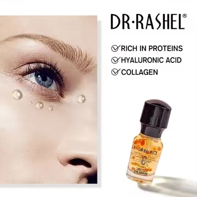 DR.RASHEL Golden Caviar Restoring Face, Wrinkle, Elasticity, Eye Serum DRL-1452