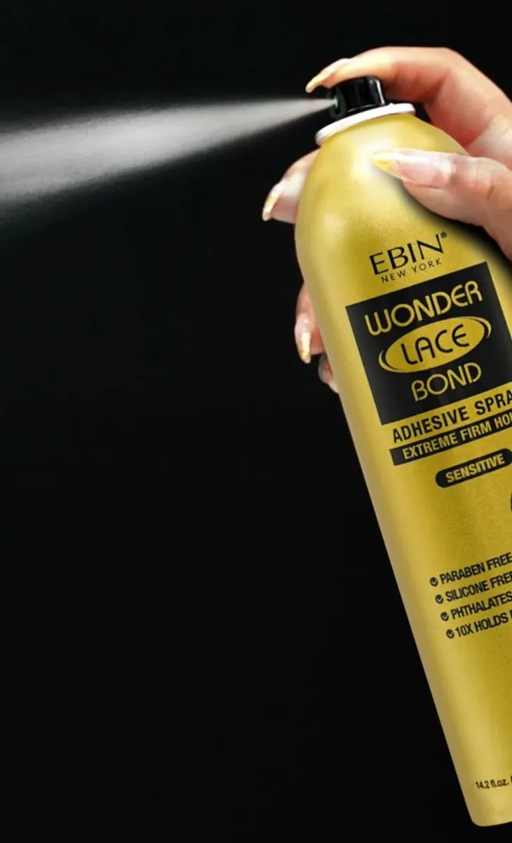 EBIN WONDER LACE BOND WIG ADHESIVE SPRAY - SENSITIVE (14.2 fl.OZ/ 400ML)