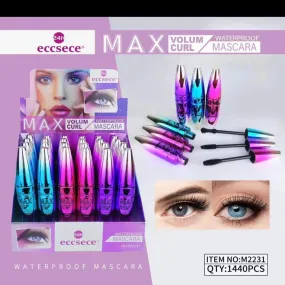 Eccsece Max Volume Curl Waterproof Mascara - M2231