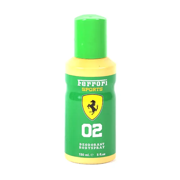 FERRORI 02 DEODORANT BODY SPRAY 150ML