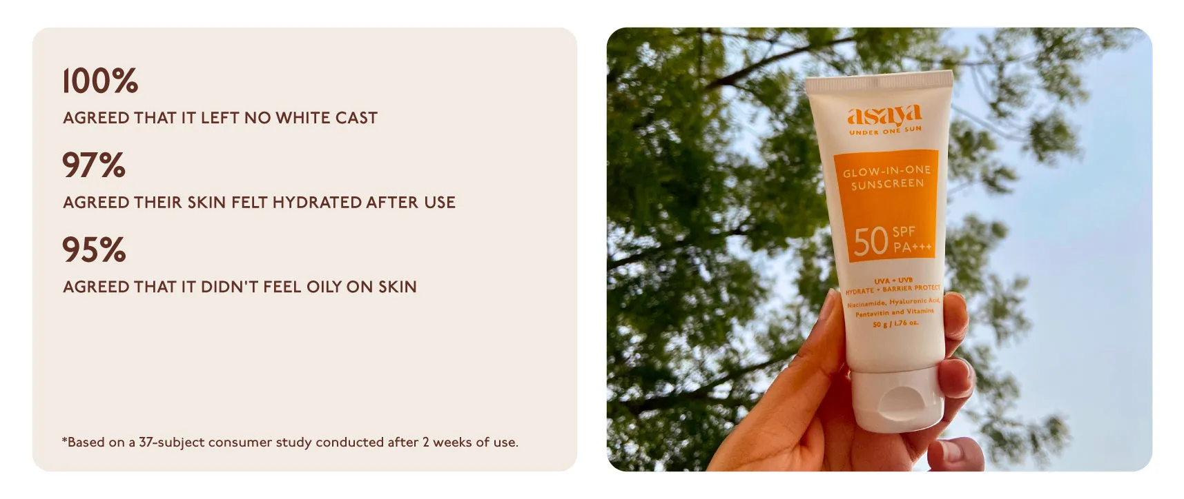 Glow-in-One Sunscreen