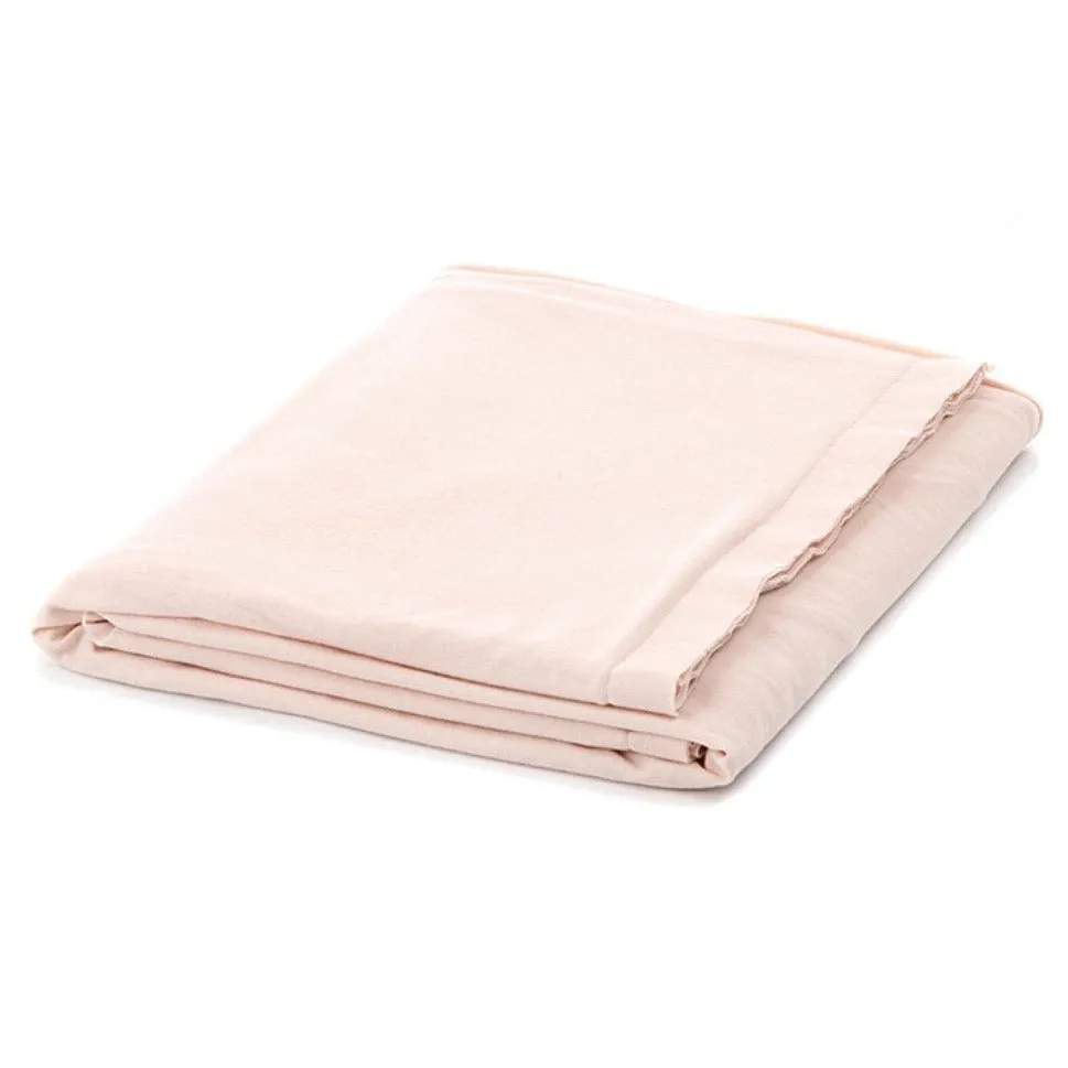 Jersey Knit Pink Blush Throw