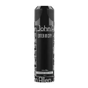 JOHN ALLEN ENTER IN CITY DEODORANT BODY SPRAY 200ML