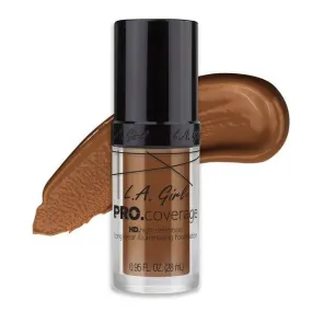 LA GIRL Pro Coverage Illuminating Foundation - Coffee