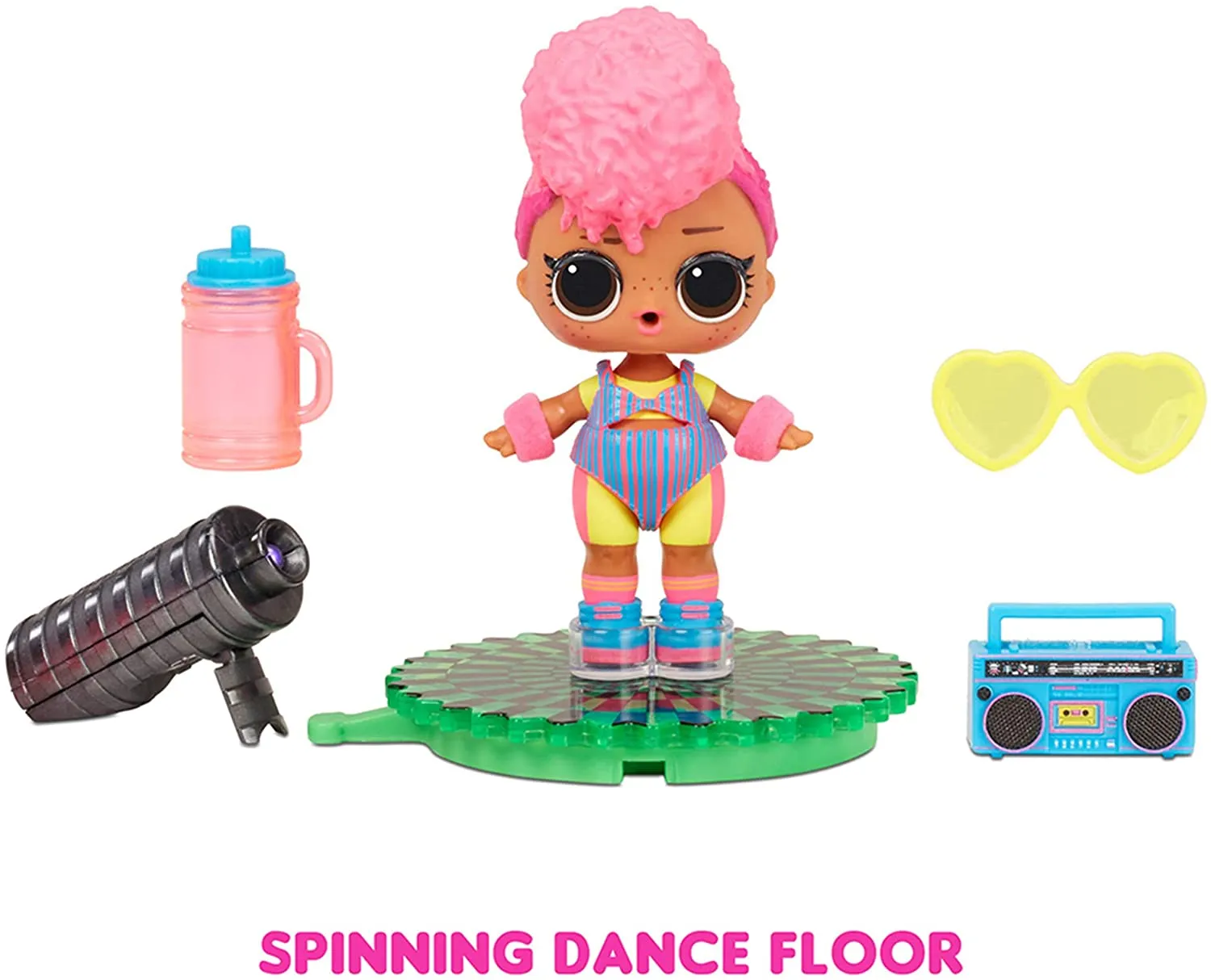 LOL Surprise Dance Dance Dance Dolls with 8 Surprises Including Doll Dance Floor That Spins, Dance Move Card and Accessories - Great Gift for Girls Age 4-7