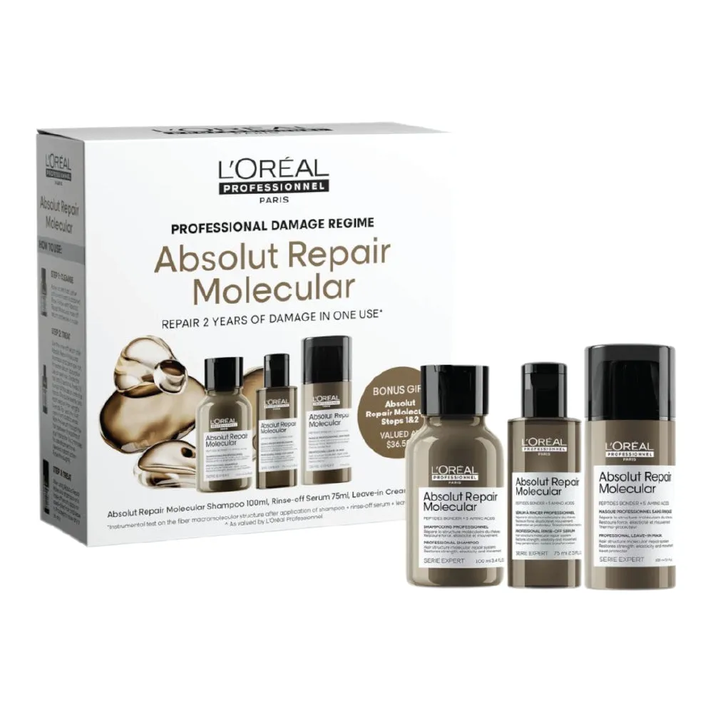L’ORÉAL PROFESSIONNEL ABSOLUT REPAIR MOLECULAR TRAVEL SET
