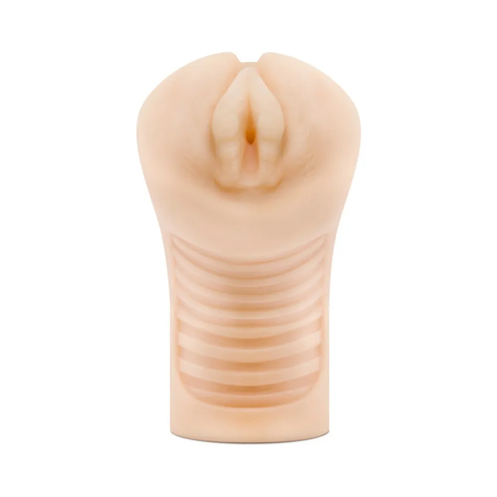 M Elite Soft   Wet Annabella Vagina Stroker with Bullet Vibrator Beige
