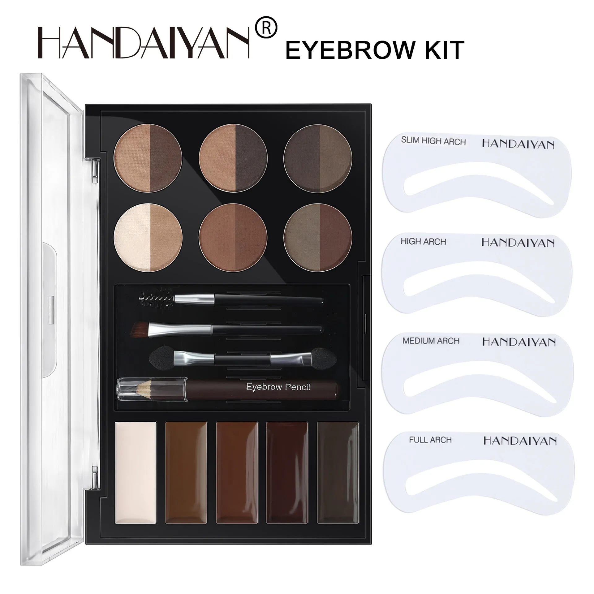 MA573 - Professional Brow Makeup Palette Set