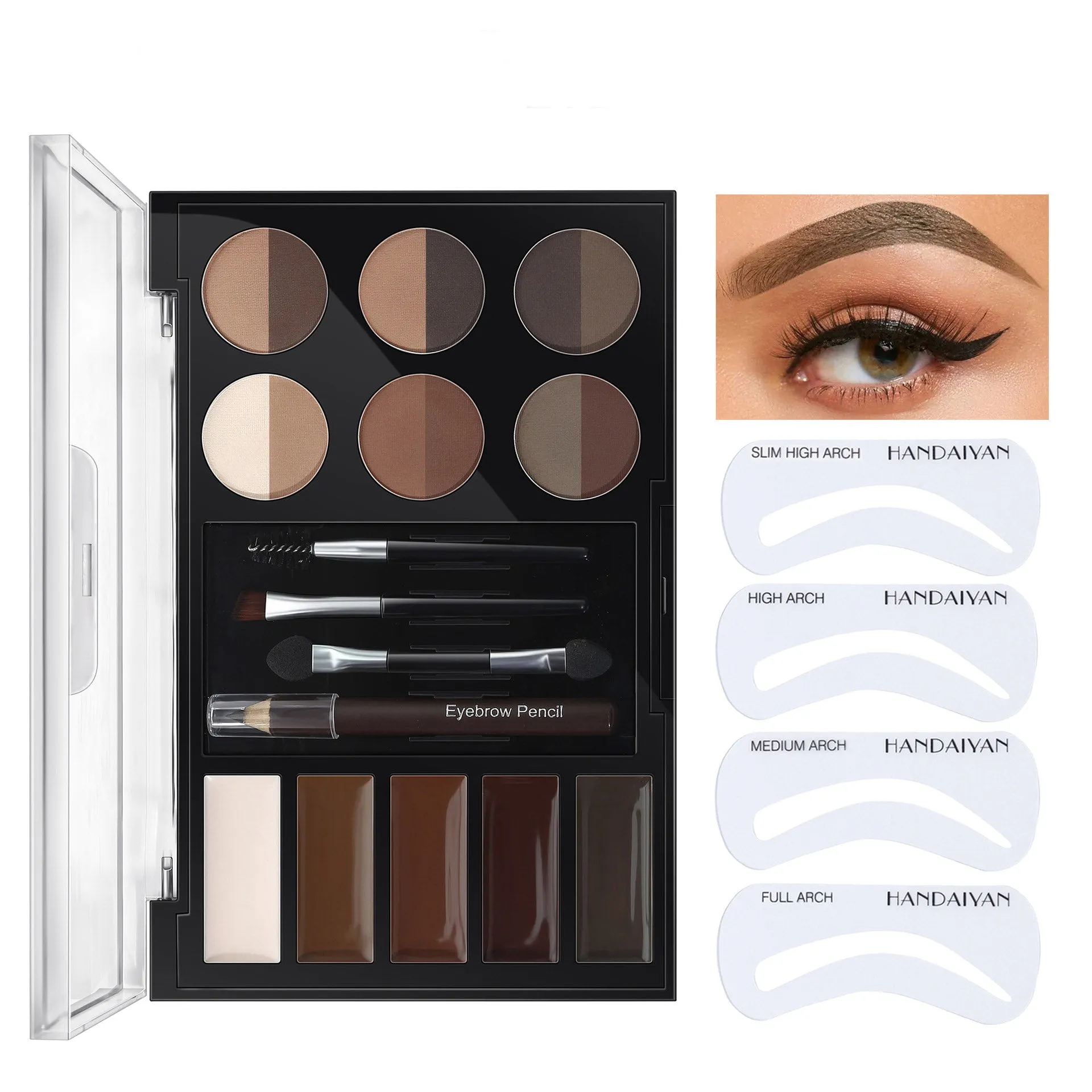 MA573 - Professional Brow Makeup Palette Set