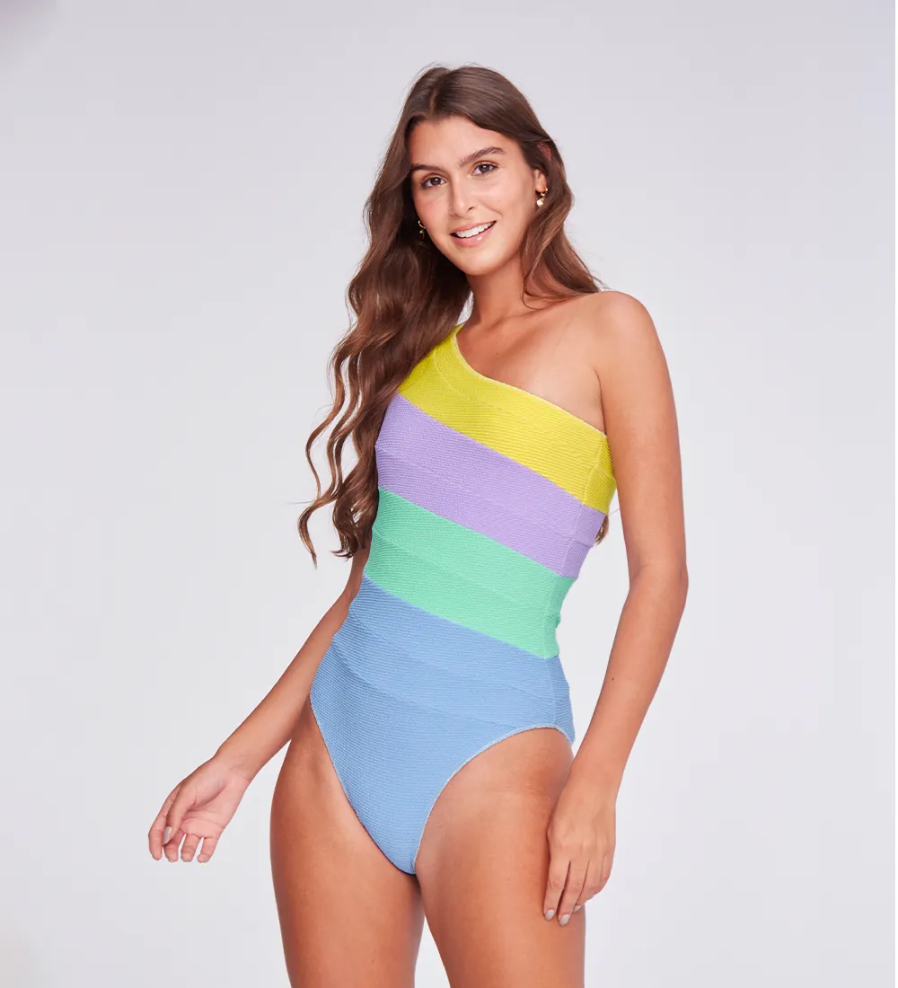 Maria Multicolor Blue One Piece