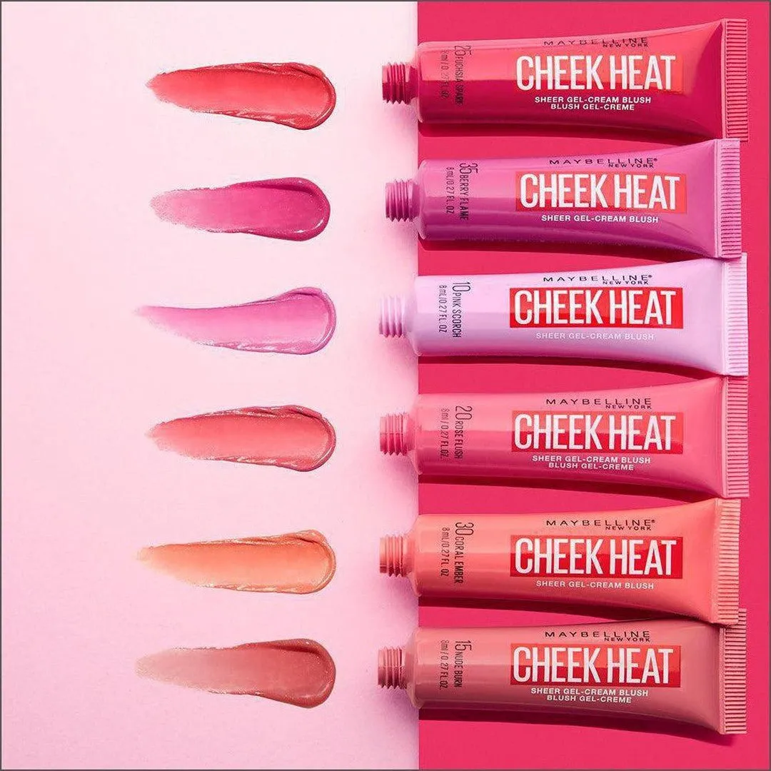 Maybelline Cheek Heat Gel Cream Blush Nude Burn 8 ml