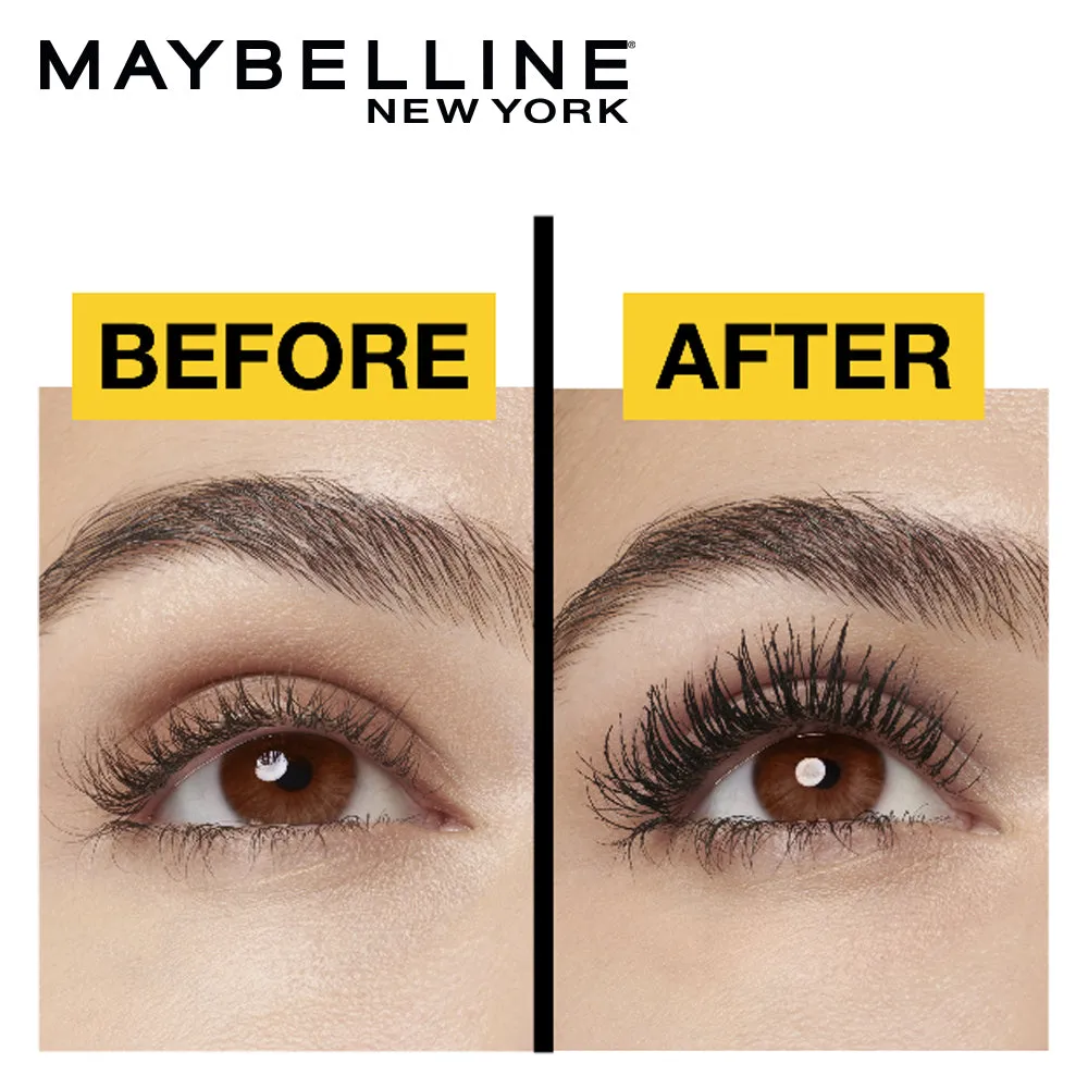 Maybelline New York Volume Express Colossal Mascara, Waterproof, Black, 10g