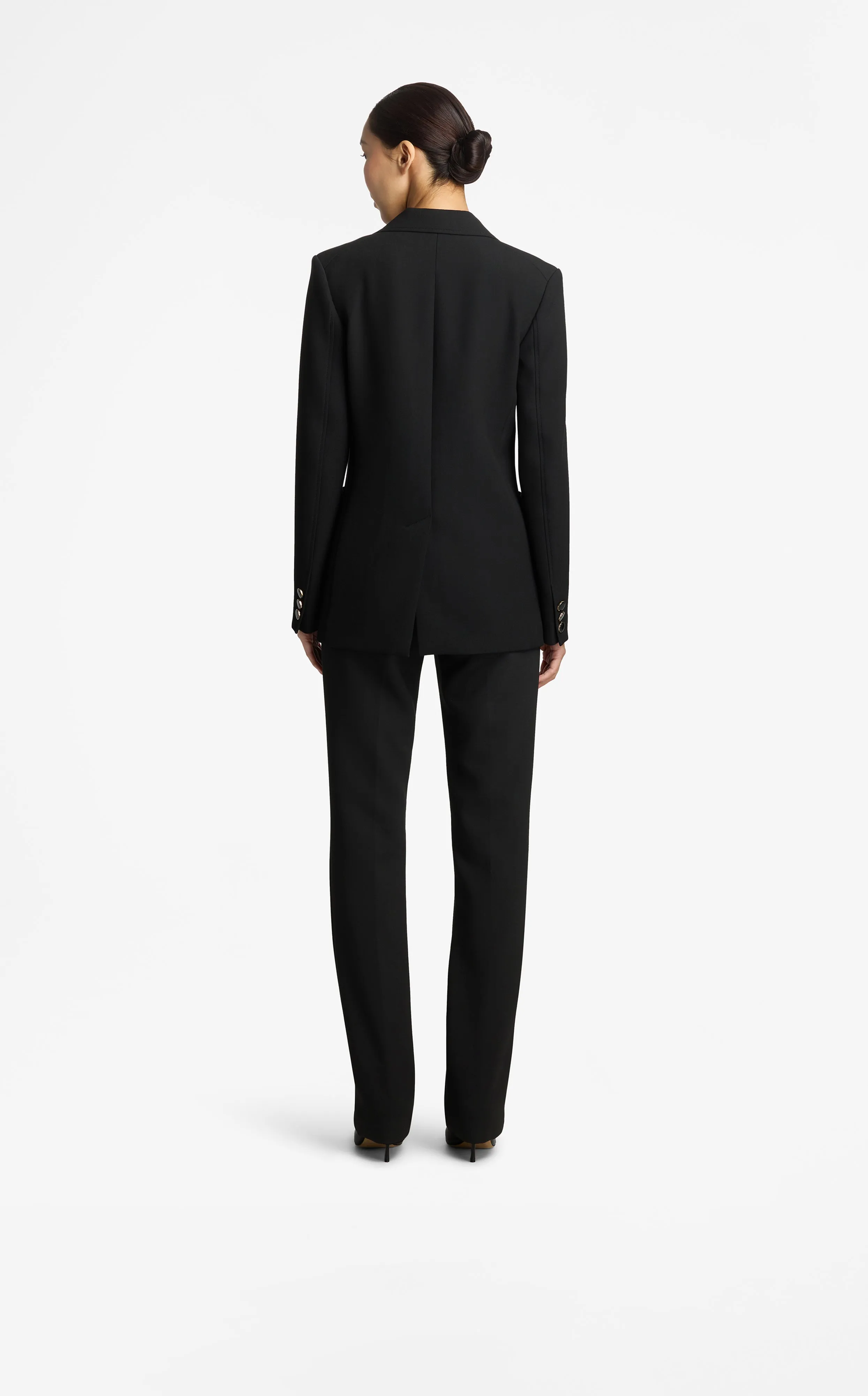 Michelle Stretch Crepe Suiting Pant With Pockets