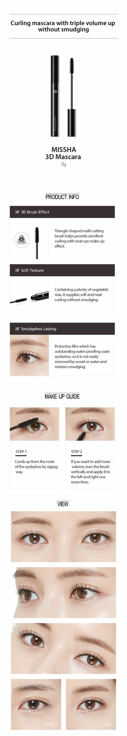 MISSHA 3D Mascara