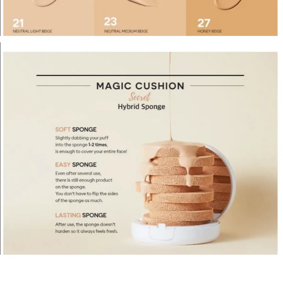 MISSHA Magic Cushion Moist Up SPF50 PA   , 15g/ 0.52oz