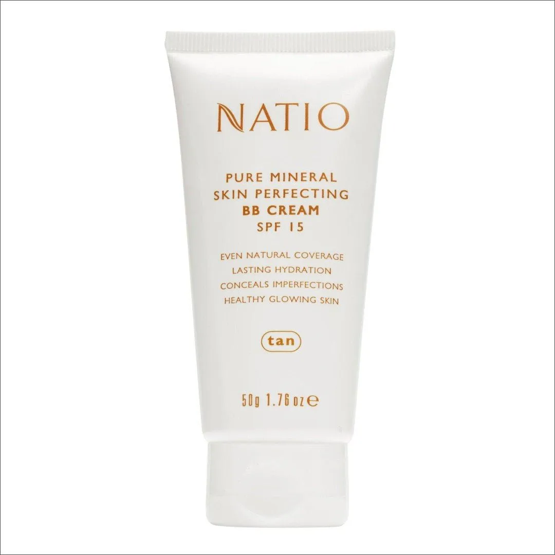 Natio Pure Mineral Skin Perfecting BB Cream SPF 15 Tan 50g