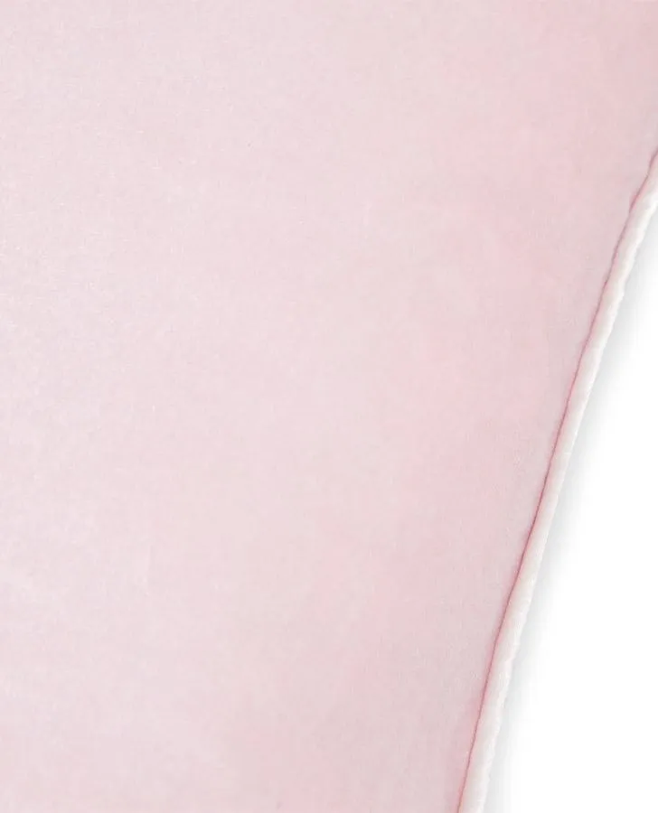 Nigella Blush Square Velvet Cushion