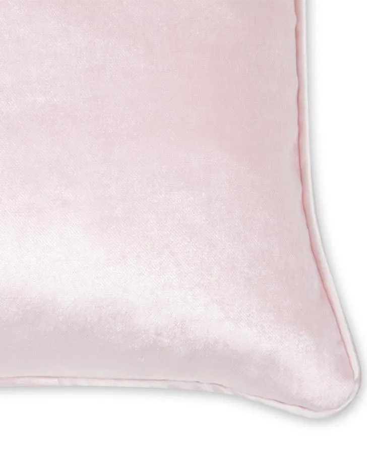 Nigella Blush Square Velvet Cushion