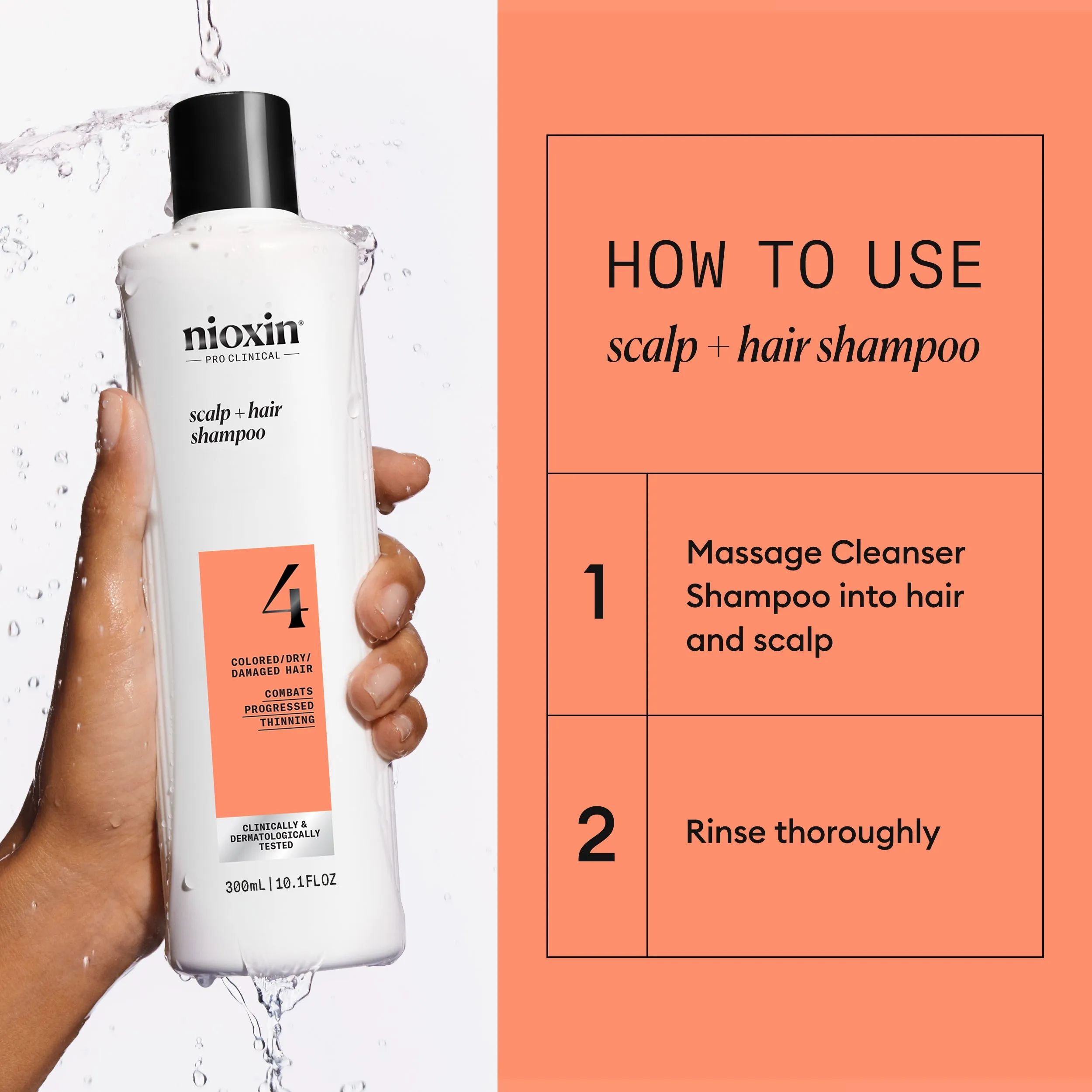 Nioxin System 4 Scalp   Hair Shampoo - Hair Thickening Shampoo