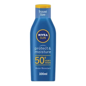Nivea Protect & Moisture Travel Size Sun Lotion SPF50  100ml