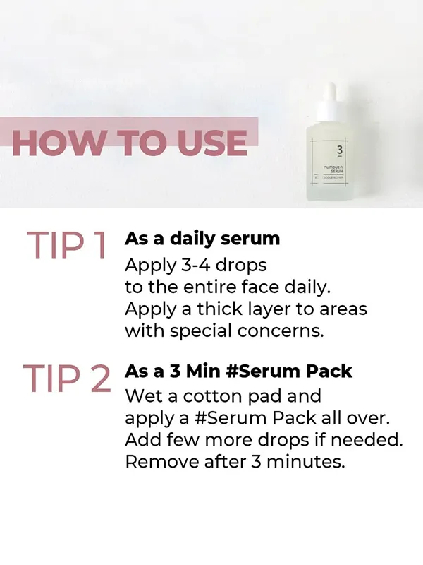 NUMBUZIN NO 3 Skin Softening Serum 50ml