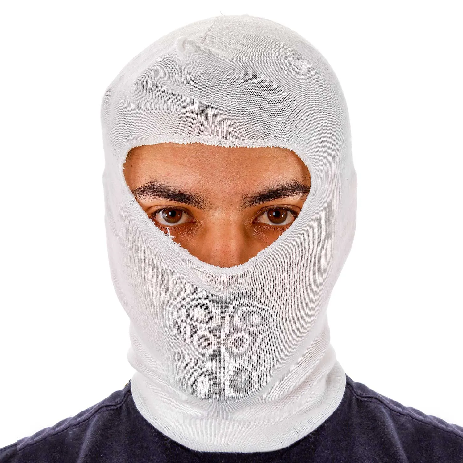 Painters Spray Socks, Universal Fit (Case of 120) - Snug Soft Stretch Cotton Hood Mask - Protection from Paint Over-Spray, Sanding Dust, Dirt Debris