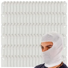 Painters Spray Socks, Universal Fit (Case of 120) - Snug Soft Stretch Cotton Hood Mask - Protection from Paint Over-Spray, Sanding Dust, Dirt Debris