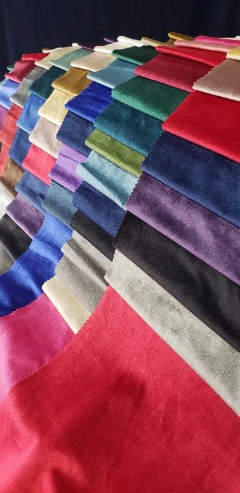 Royal Velvet Fabric | Soft and Plush Non Stretch Velvet Fabric | 60" Wide | Apparel, Decor, Drapery and Upholstery Weight | Multiple Colors | Continuous Yards |