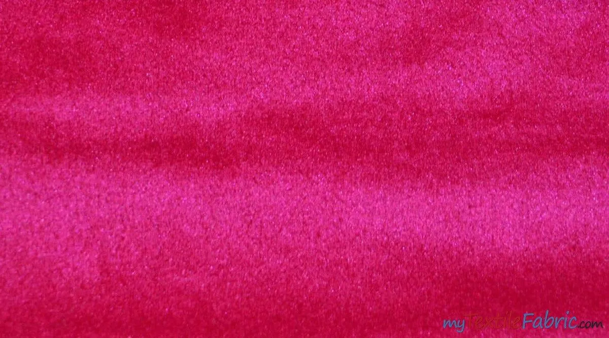 Royal Velvet Fabric | Soft and Plush Non Stretch Velvet Fabric | 60" Wide | Apparel, Decor, Drapery and Upholstery Weight | Multiple Colors | Wholesale Bolt |