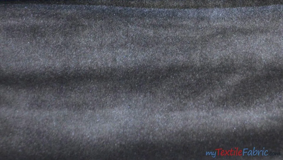 Royal Velvet Fabric | Soft and Plush Non Stretch Velvet Fabric | 60" Wide | Apparel, Decor, Drapery and Upholstery Weight | Multiple Colors | Wholesale Bolt |
