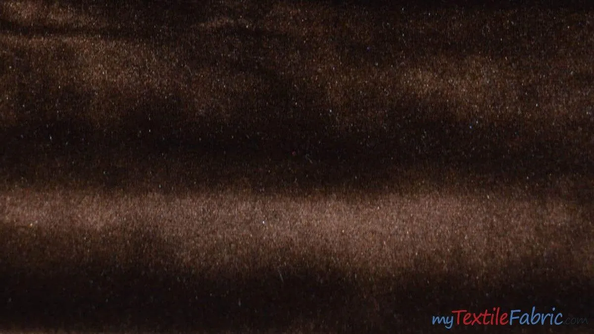 Royal Velvet Fabric | Soft and Plush Non Stretch Velvet Fabric | 60" Wide | Apparel, Decor, Drapery and Upholstery Weight | Multiple Colors | Wholesale Bolt |
