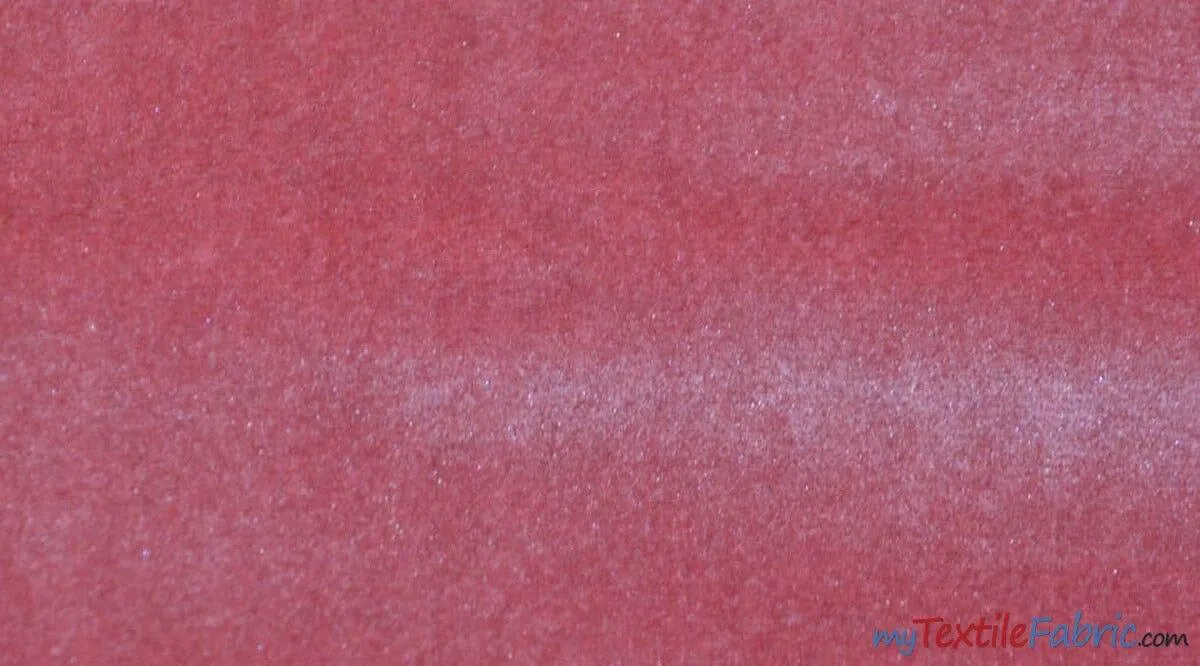 Royal Velvet Fabric | Soft and Plush Non Stretch Velvet Fabric | 60" Wide | Apparel, Decor, Drapery and Upholstery Weight | Multiple Colors | Wholesale Bolt |