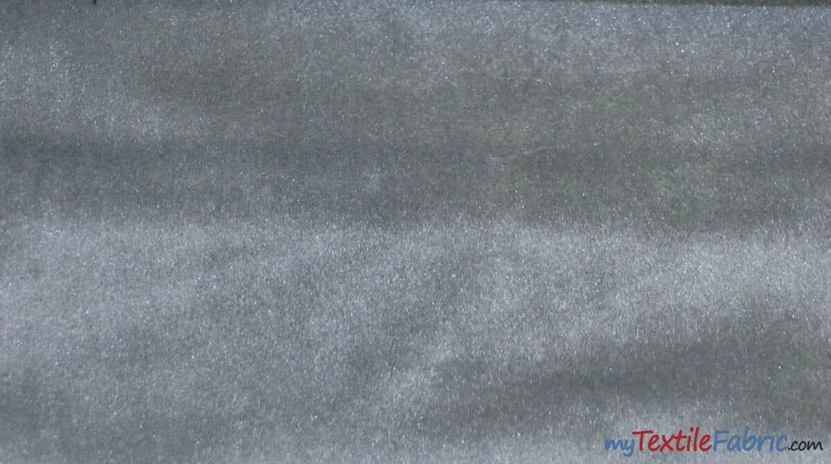 Royal Velvet Fabric | Soft and Plush Non Stretch Velvet Fabric | 60" Wide | Apparel, Decor, Drapery and Upholstery Weight | Multiple Colors | Wholesale Bolt |